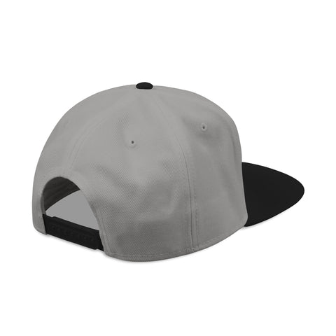 Embroidered Lawn Care Snapback Hat — Green Grass Text Cap