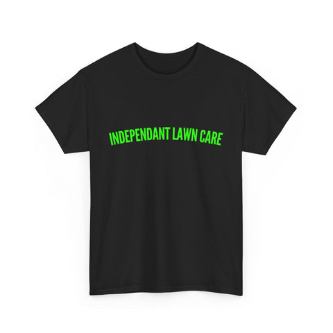 Independent Lawn Care Unisex Heavy Cotton Tee, Gardening Shirt, Lawn Care Work Tee, Outdoor Worker Clothing, Gift for Landscapers