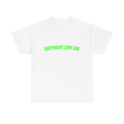 Independent Lawn Care Unisex Heavy Cotton Tee, Gardening Shirt, Lawn Care Work Tee, Outdoor Worker Clothing, Gift for Landscapers