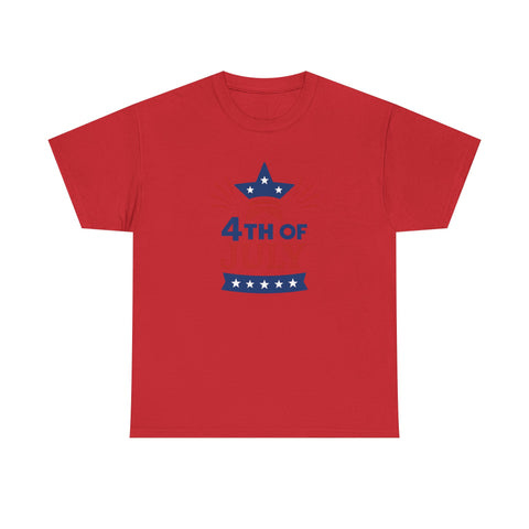 4th of July T-Shirt - American Flag Star Patriotic Independence Day Tee