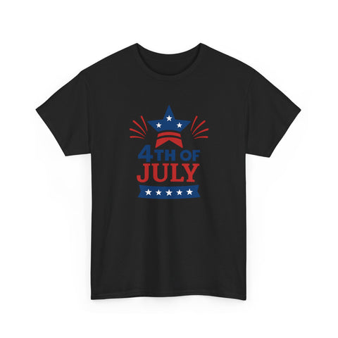 4th of July T-Shirt - American Flag Star Patriotic Independence Day Tee
