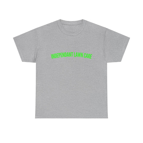 Independent Lawn Care Unisex Heavy Cotton Tee, Gardening Shirt, Lawn Care Work Tee, Outdoor Worker Clothing, Gift for Landscapers