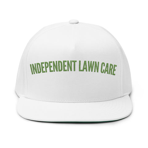 Independent Lawn Care Embroidered Flat Bill Cap
