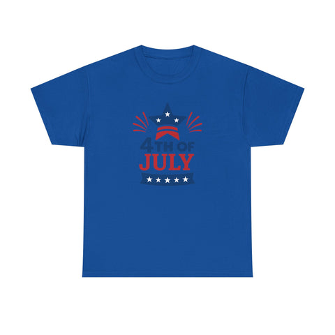 4th of July T-Shirt - American Flag Star Patriotic Independence Day Tee