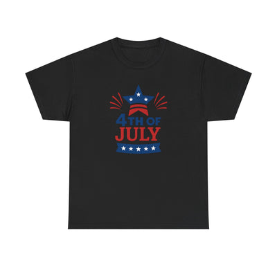 4th of July T-Shirt - American Flag Star Patriotic Independence Day Tee