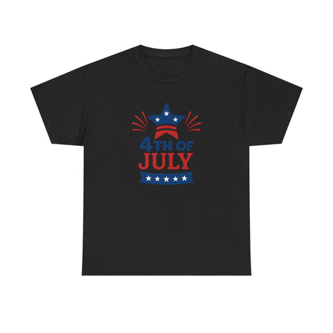 4th of July T-Shirt - American Flag Star Patriotic Independence Day Tee