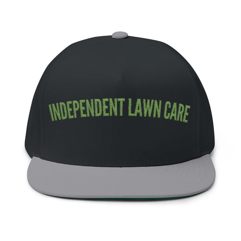 Independent Lawn Care Embroidered Flat Bill Cap