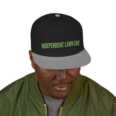 Snapback Hat — Embroidered "Expert Lawn Care" Logo