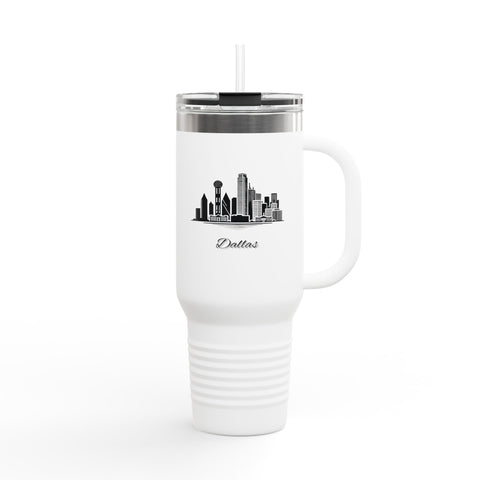 Dallas Skyline Travel Mug, 40oz