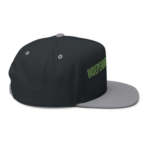 Independent Lawn Care Embroidered Flat Bill Cap