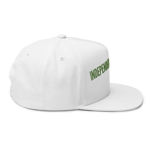 Independent Lawn Care Embroidered Flat Bill Cap