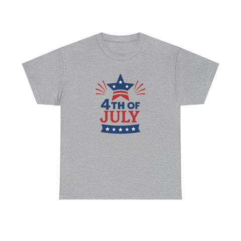 4th of July T-Shirt - American Flag Star Patriotic Independence Day Tee