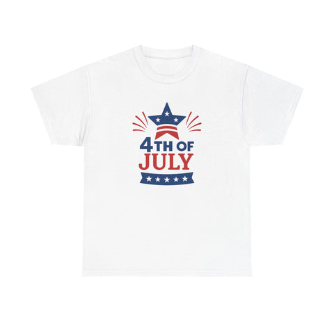 4th of July T-Shirt - American Flag Star Patriotic Independence Day Tee